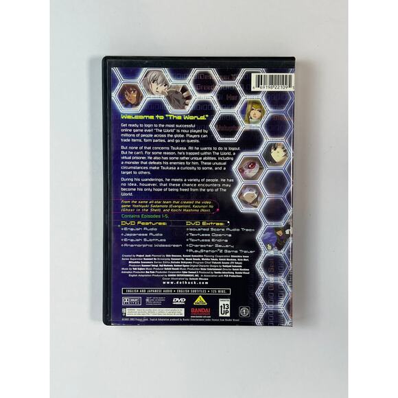 DVD .hack// SIGN Volume 1: Login English / Japanese Bandai Entertainment - 2003 - Picture 2 of 5
